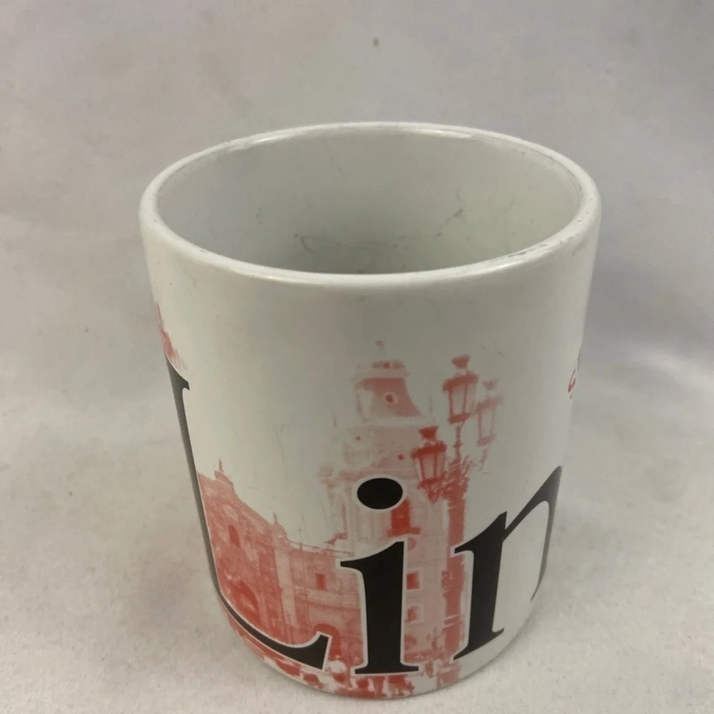 2007 Starbucks Lima Peru City Mug Government Palace Coffee Tea Cup International - Picture 2 of 10